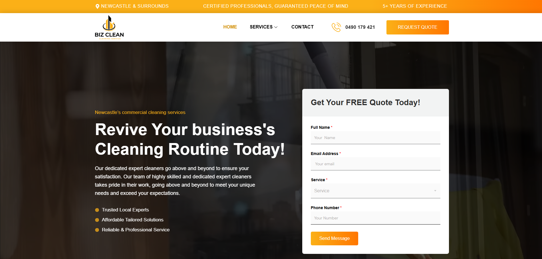 Biz Clean Cleaning Service logo